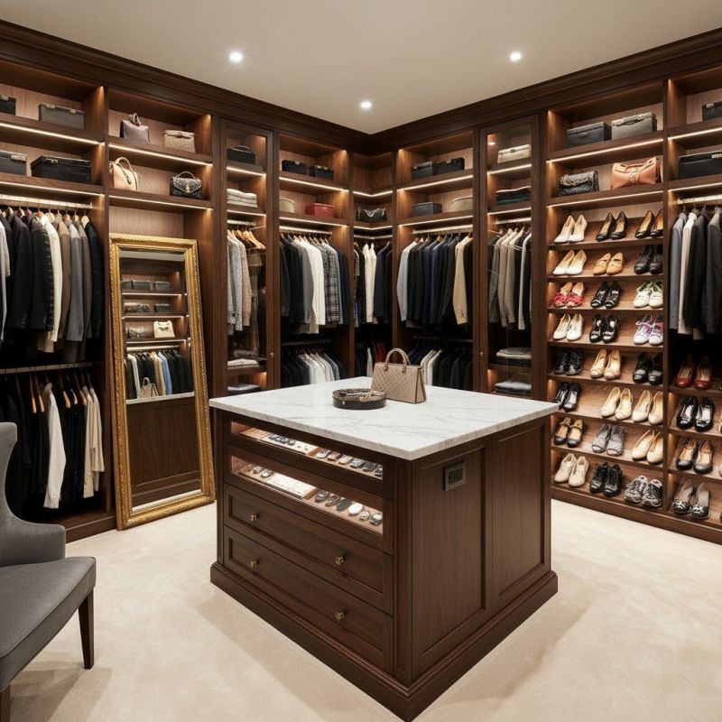 Walk In Closet Remodeling in Charlotte, NC